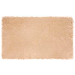 Χαλί από τεχνητό πρόβειο δέρμα TAFALLA Μπεζ 100 x 200 cm 42021481