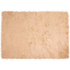 Χαλί από τεχνητό πρόβειο δέρμα TAFALLA Μπεζ 140 x 200 cm 42021483