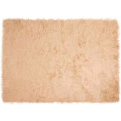 Χαλί από τεχνητό πρόβειο δέρμα TAFALLA Μπεζ 160 x 230 cm 42021484