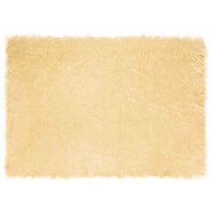 Χαλί από τεχνητό πρόβειο δέρμα TAFALLA Κρεμ 120 x 170 cm 42021504