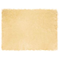 Χαλί από τεχνητό πρόβειο δέρμα TAFALLA Κρεμ 160 x 230 cm 42021506