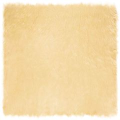 Χαλί από τεχνητό πρόβειο δέρμα TAFALLA Κρεμ 240 x 240 cm 42021512