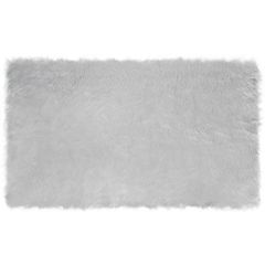 Χαλί από τεχνητό πρόβειο δέρμα TAFALLA Γκρι 100 x 200 cm 42021525