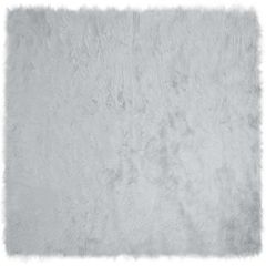 Χαλί από τεχνητό πρόβειο δέρμα TAFALLA Γκρι 160 x 160 cm 42021532