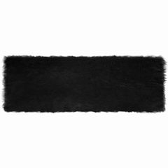 Χαλί από τεχνητό πρόβειο δέρμα TAFALLA Μαύρο 80 x 250 cm 42021568