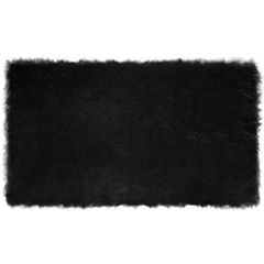 Χαλί από τεχνητό πρόβειο δέρμα TAFALLA Μαύρο 100 x 200 cm 42021569