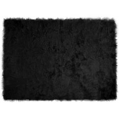 Χαλί από τεχνητό πρόβειο δέρμα TAFALLA Μαύρο 120 x 170 cm 42021570