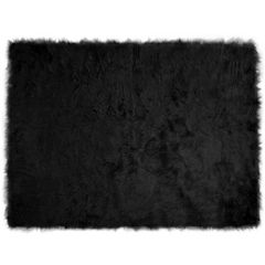 Χαλί από τεχνητό πρόβειο δέρμα TAFALLA Μαύρο 160 x 230 cm 42021572