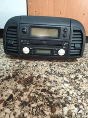 Nissan Micra K12 '03-'08 ,κονσόλα κεντρική άνω με αεραγωγούς κομπλέ με οθόνη ενδείξεων και cd-player =68260K10331 AX600