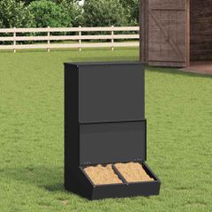 Ταΐστρα Γουρουνιών Μαύρο 55 x 51 x 91,5 εκ. 20 kg 874639