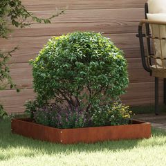 Περίγραμμα γκαζόν 60 x 60 x 13 εκ Σκ rusty 874742-thumb-1