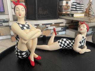Σετ διακοσμητικών φιγούρων “Vintage Bathers”