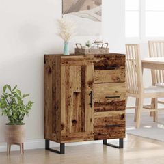 Πλαϊνό γραφείο με συρτάρι Παλιό Ξύλο 69,5 x 34 x 90 εκ. 881645