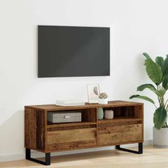 Ντουλάπι TV με συρτάρι Παλιό Ξύλο 100 x 34,5 x 44,5 εκ. 881786
