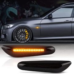 Πλαϊνά Φλας Φτερού Για Bmw 1 E81 / E82 / E87 / E88 / 3 E90 / E91 / E92 / E93 / X1 E84 / X3 E83 Φιμέ 2 Τεμάχια