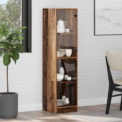 Highboard Παλιό Ξύλο 35 x 37 x 142 εκ Επεξεργασμένο ξύλο 882901