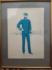 Σετ 3 αριθμημένες εκτυπώσεις, Ζήση Παπαγεωργίου – Στολές Πολεμικού Ναυτικού (1983–1985)