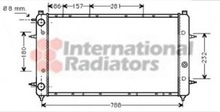 58002114 International Radiators Ψυγείο Νερού Volkswagen T4IN
