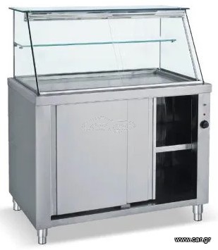 Θερμαινόμενη Βιτρίνα Επιδαπέδια HD 140 (140*70*130cm)