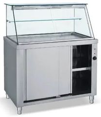 Θερμαινόμενη Βιτρίνα Επιδαπέδια HD 140 (140*70*130cm)