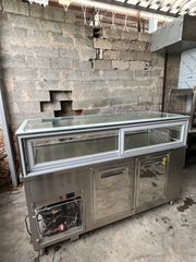 ΒΙΤΡΙΝΑ ΨΥΧΟΜΕΝΗ2 ΠΟΡΤΕΣ ΚΑΙ ΕΝΣΩΜΑΤΩΜΕΝΟ ΜΟΤΕΡ ΑΡΙΣΤΕΡΑΔΙΑΣΤΑΣΕΙΣ: 177X70X120CM