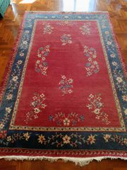 χειροποίητο ολόμαλλο χαλί, καθαρό, καλοσυντηρημένο με λαμπερά χρώματα 1,75x2,60