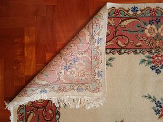 ολόμαλλο , χειροποίητο χαλί 1,77x2,58 καλοσυντηρημένο