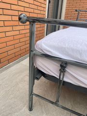 Σιδερένιο κρεβάτι με στρώμα-thumb-1