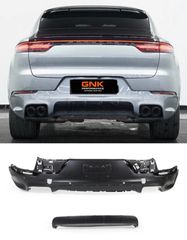 ΠΙΣΩ ΣΠΟΙΛΕΡ Porsche Cayenne 9YA SUV 23-25 & 9YB Coupe Diffuser S Design 18-25