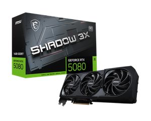 MSI GeForce RTX 5080 16GB GDDR7 Shadow 3X OC Κάρτα Γραφικών