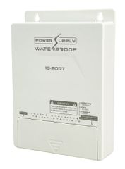 FOLKSAFE τροφοδοτικό συστημάτων CCTV FS-DC121608W, 16 εξόδων, 12V/8A, αδιάβροχο IP65