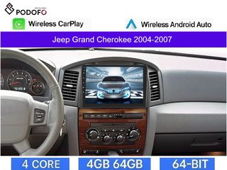 Jeep Grand Cherokee (2004-2007) 10.1" Οθόνη Android Car Radio Navigation | 4GB+64GB | Ασύρματο CarPlay & Aσύρματο Android Auto | GPS | WiFi | DSP | FM/RDS