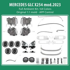 DIQ AMBIENT 8173 BJE6 - BENZ GLC (X254) (Digital iQ Ambient Light for Mercedes GLC (X254) mod. 2023 FULLKIT )