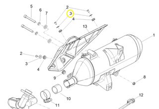 Ροδέλα Προφυλακτήρα Εξάτμισης Piaggio Medley 200 ABS E5+ 2025-2025 827526