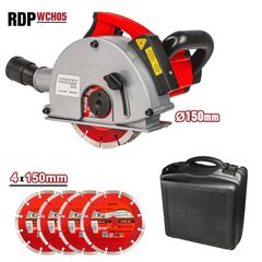 Φρέζα Αυλακώσεων 1700W 150mm Laser Ομαλής Εκκίνησης RAIDER RDP-WCH05