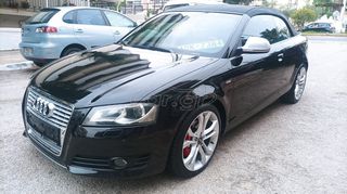 Audi A3 2008 CABRIO-  LOOK S3 1800cc- 170 ΗΡ-ΔΕΡΜΑ ΤΑΜΠΑ 18 ΖΑΝΤΟΛΑΣΤΙΧΑ-thumb-2