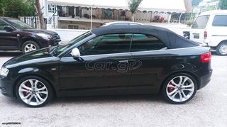 Audi A3 2008 CABRIO-  LOOK S3 1800cc- 170 ΗΡ-ΔΕΡΜΑ ΤΑΜΠΑ 18 ΖΑΝΤΟΛΑΣΤΙΧΑ-thumb-3