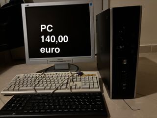 Desktop HP Οθόνη PHILIPS πληκτρολόγιο κάμερα και Έγχρωμος ΕΚΤΥΠΩΤΗΣ SCANNER HP