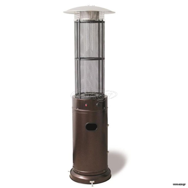 Θερμάστρα υγραερίου κυκλική 1.80m ισχύος 11KW Bronze κατάλληλη για χώρους έως 15m²