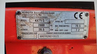 Εκσκαφέας Με Ερπύστριες Kubota 2016 KX71-3-thumb-2