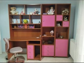 Σετ επίπλων παιδικού δωματίου – κρεβάτι ημίδιπλο & βιβλιοθήκη