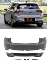 ΠΡΟΦΥΛΑΚΤΗΡΑΣ ΠΙΣΩ Rear Bumper VW Golf 8 VIII Hatchback Mk8 MQB (2020-2023) R Line Design