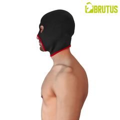 BRUTUS Neoprene Face Fucker Hood Black / Red