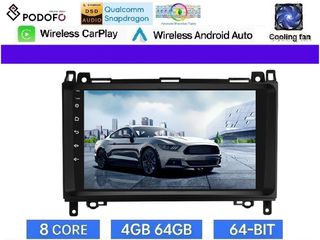 Mercedes Benz Viano W639 (2006-2014) Οθόνη 9" Android 15 | 4GB RAM + 64GB ROM | 8-Core Snapdragon | Ασύρματο CarPlay & Ασύρματο Android Auto | GPS | WiFi | DSP | FM/RDS