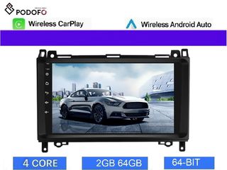 Mercedes Benz Viano W639 (2006-2014) Android οθόνη 9" 2+64GB Ασύρματο CarPlay & Aσύρματο Android Auto GPS  WiFi EQ