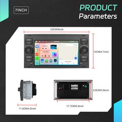 Ford Kuga (2007-2012) 7” Android Car Stereo 6+128GB – Ασύρματο CarPlay & Android Auto, GPS, WiFi, RDS, Bluetooth, OEM Συμβατότητα-thumb-23