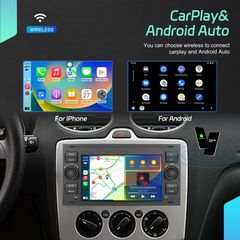 Ford Kuga (2007-2012) 7” Android Car Stereo 6+128GB – Ασύρματο CarPlay & Android Auto, GPS, WiFi, RDS, Bluetooth, OEM Συμβατότητα-thumb-3