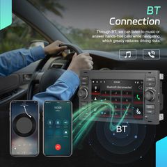 Ford Kuga (2007-2012) 7” Android Car Stereo 6+128GB – Ασύρματο CarPlay & Android Auto, GPS, WiFi, RDS, Bluetooth, OEM Συμβατότητα-thumb-7