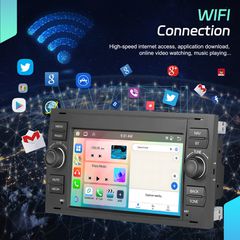 Ford Kuga (2007-2012) 7” Android Car Stereo 6+128GB – Ασύρματο CarPlay & Android Auto, GPS, WiFi, RDS, Bluetooth, OEM Συμβατότητα-thumb-4
