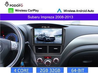 Subaru Forester (2008-2013) Android Car Radio 9" |2GB+32GB| Wireless CarPlay & Android Auto | GPS | EQ | WiFi